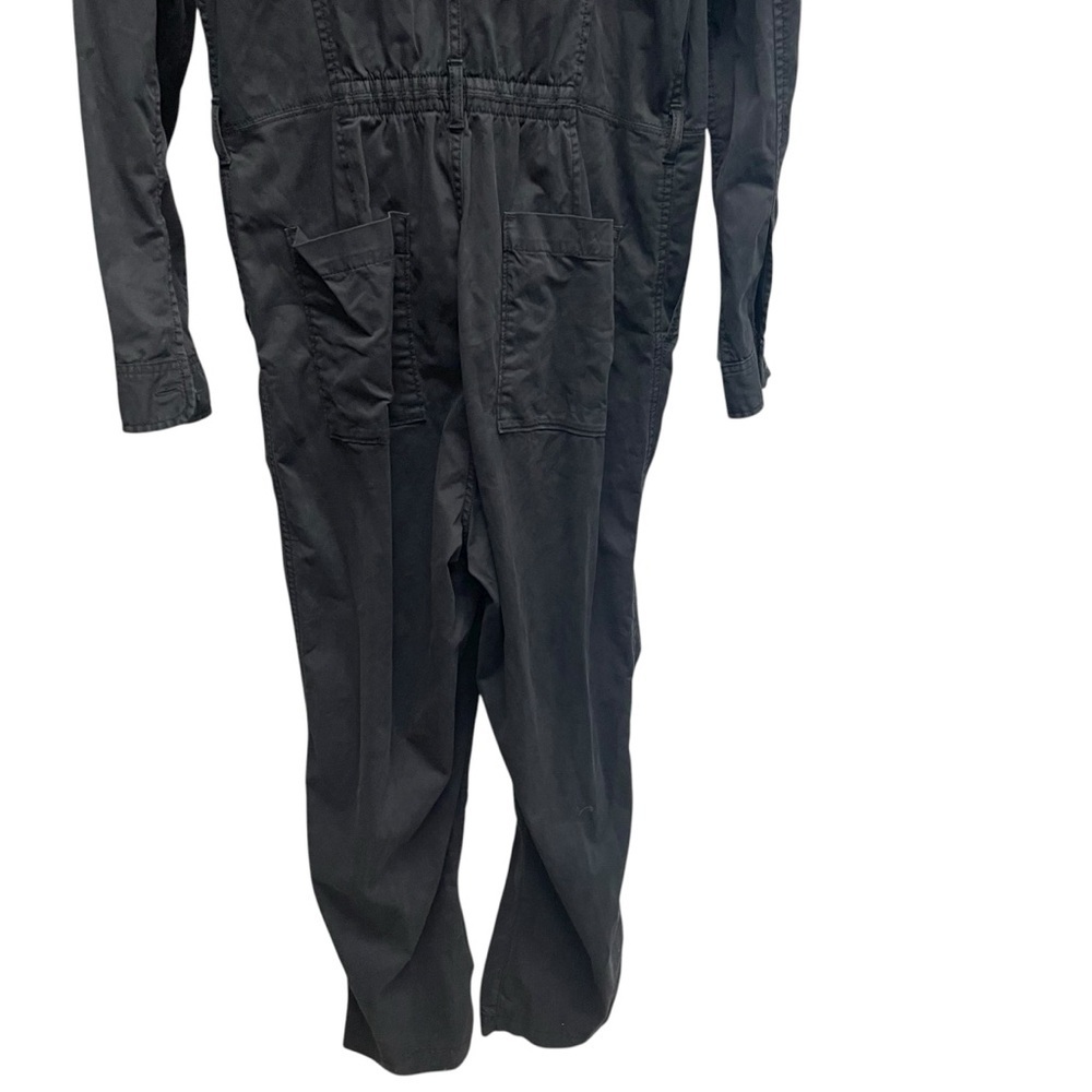 Gap women’s coveralls jumpsuit black long sleeve size 10 tall - Picture 2 of 10